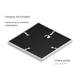 thumbnail image 3 of Aluminum Metal and Glass Single Picture Frame 12x12, 3 of 7