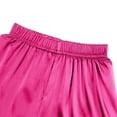 thumbnail image 6 of eczipvz Girls Pajamas Satin Pajama Set Silk Pjs Short Sleeve Sleepwear Loungewear Clothes Set Hot Pink 12-13 Years, 6 of 7