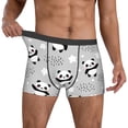 thumbnail image 2 of Kdxio Men's Boxer Briefs with PandasBetween Clouds and Stars Print - Comfortable and Breathable Underwear for Everyday Wear, 2 of 7