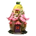 thumbnail image 6 of Ebros LED Light Up Miniature Enchanted Fairy Garden Trumpet Lily Cottage House With Moving Door Figurine, 6 of 6