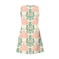 thumbnail image 5 of Ovzne Robes d'Été pour Femmes 2025 Robe Femme Robe d'Été Décontractée Mode Imprimée avec Poches Sans Manches Col en V Grande Taille Maxi Robe Imprimée Liquidation, 5 of 5