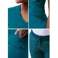 thumbnail image 5 of Adar Pro Core Classic  Scrub Set For Women - Tailored V-Neck Scrub Top & Tailored Yoga Scrub Pants, 5 of 7