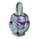 thumbnail image 4 of Sudadera con capucha y cremallera con estampado de esqueleto y máscara de fantasma para hombre, con estampado 3D de cuervo, gato y ballena, de manga larga, informal, holgada, 4 of 4