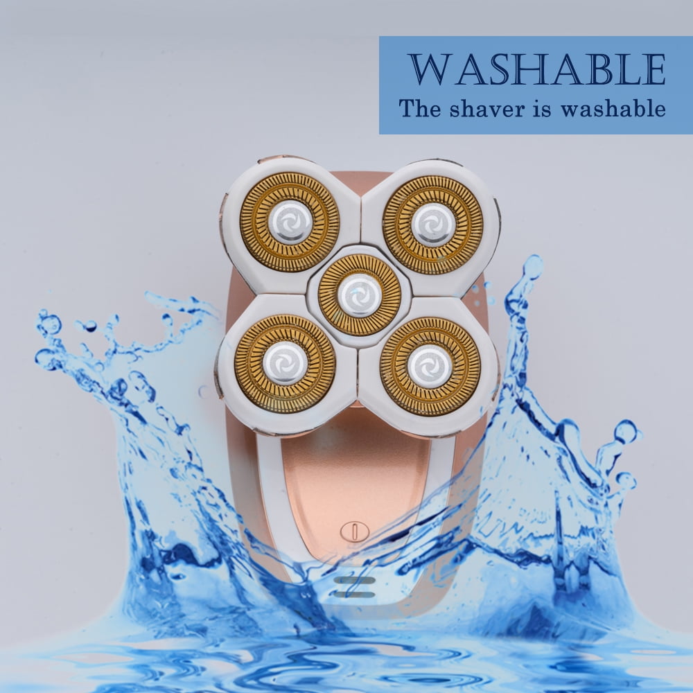 Women's Waterproof, Painless Electric Shaver, Trimmer & Epilator for Face, Body, Arm & Underarms with Bikini Trimmer Razor