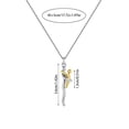 thumbnail image 3 of Mother Son Daughter Matching Necklace Mom Pendant Jewelry for Mother's Day Birthday Christmas Gift, 3 of 8