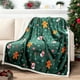 thumbnail image 2 of Manta PAVILIA Premium Christmas Sherpa 150 x 200 cm, color verde, 2 of 9