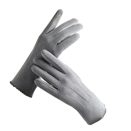

TOYFUNNY Solid Color German Fleece T-Riple Ridge Gloves With T-Ouch Screen