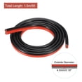 thumbnail image 2 of Cable Eléctrico Flexible de Silicona 12AWG 12 Calibre Rojo Negro 1,5 m/5 Pies Unique Bargains, 2 of 7