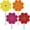 Multicolor-1, variant on Minzimin 4 PCS 11.4" W x 28" H Reflective Pinwheels Sparkly Lawn Wind Spinners Colorful Rainbow Windmill for Garden Decoration Bird Devices Deterrent to Scare Birds Away