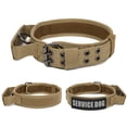thumbnail image 2 of Tactical Dog Training Collar With Handle Reflective Collar Leash No Pull Lead Collars For Small Big Dogs Walking Pet Accessories, 2 of 5