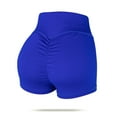 thumbnail image 4 of Women Yoga Shorts Ruched Booty High Waisted Workout Shorts Butt Lifting Hot Pant, 4 of 5