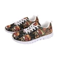 thumbnail image 6 of Chririnla Pumpkin Rose Pattern Breathable Walking Shoe for Men, Lightweight Mesh Running Sneakers for Training Gym, 6 of 11