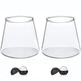 thumbnail image 6 of 2 Pcs Vintage Drinking Glasses, 9 Oz Beer Glasses, Mountain Shape Stemless Wine Glasses,Clear Glass Cups,Glass Dessert Cup,Creative Beer Cup for Whisky,Coffee,Cocktail,Beverage,Water, 6 of 6