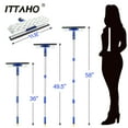 thumbnail image 3 of ITTAHO Swivel Window Cleaning Tool, 58" 2-in-1 Window Squeegee Cleaner with Long Handle, 3 of 8