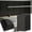 Carbon Black, variant on BEAUTYPEAK 4PCS 48"x 24" 3D Wall Decor Wall Panels Faux Stone Siding, Carbon Black