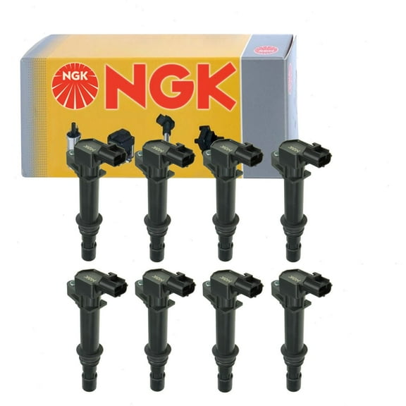 8 pc NGK Ignition Coils compatible with Dodge Durango 4.7L V8 2000-2007