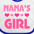 thumbnail image 4 of Inktastic Nana's Girl Grandchild Girls Baby Bib, 4 of 4