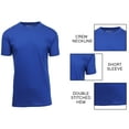thumbnail image 3 of Men's Short Sleeve Crew Neck Cotton Blend Classic Tee (S-3XL) 10 Pack, 3 of 7