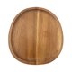 thumbnail image 3 of Bandeja de madera para servir café, té, organizador de bandejas de madera para ensaladas, bandeja ovalada de madera para decoración del hogar, cocina, 20 cm x 20 cm x 15 cm, 3 of 9