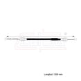 thumbnail image 2 of Cable Chicote Freno Trasero Izquierdo CAHSA Compatible Con Ford Ranger 2.3L 2.9L 3.0L 4.0L 1990 2002 Tambor, 2 of 6