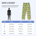 thumbnail image 4 of Lsque Lemon1 Print Men's Pajama Pants, Lounge Pant - Comfortable Home Wear,Elastic Waistband, Stylish Design-Small, 4 of 9