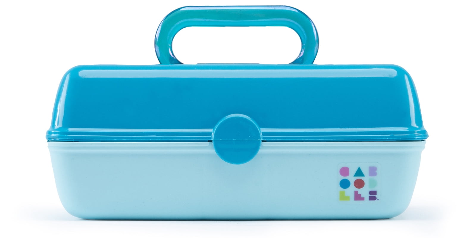 Caboodles Pretty In Petite Forever Fun Cosmetic Case, Turquoise over Sky