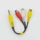 thumbnail image 5 of Cable adaptador de vídeo AV a componentes para televisor TCL (3 RCA a 3,5 mm), 5 of 5