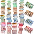 thumbnail image 2 of Vintage Washi Tape Set, 96 Rolls Assorted Sizes Decorative Craft Tape for Junk Journal, Scrapbook Supplies, 2 of 16