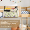 thumbnail image 6 of Ryvnso Bedside Caddy Flowers Purple Bedside Storage Bag Hanging Organizer, 6 of 8