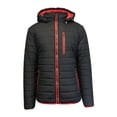 thumbnail image 4 of Men's Heavyweight Puffer Jacket With Contrast Color Trim & Detachable Hood (S-2XL), 4 of 8