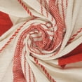 thumbnail image 5 of Birch Harbor Red Coastal Diamond Geometric Striped Cotton Throw Blanket, 50" x 60", 5 of 12