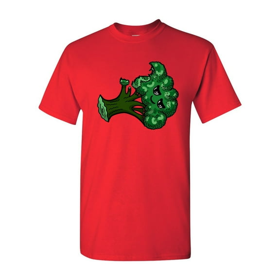 Too Cute To Eat Broccoli Adult DT T-Shirts Tee