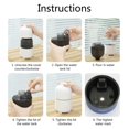 thumbnail image 4 of White Mini humidificador de aire inteligente de 500 ml, generador de niebla USB, difusor de aroma de reposición de belleza, funcionamiento ultrasilencioso, Humidificador, aire limpio, apli, 4 of 5