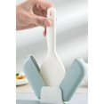 thumbnail image 1 of Spoon Automatic Opening and Closing Dust Cover Rice Storage Rack Household Large Hanging Rice Spoon (Pink/Green), 1 of 5