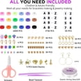 thumbnail image 2 of Arts and Crafts Clay Bracelet Making Kit with 5200 Pieces, Beads for Bracelet Making, Perfect Crafts for Kids, Friendship Beads for Jewelry Making, Ideal Gift for Girls Aged 4-12 Years Old, 2 of 8