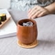 thumbnail image 2 of Vaso de Whisky Antiguo de Madera Hecho A Mano, Regalo para Hombres, Papá, Esposo, Hermano, Vaso para el Día del Padre y Aniversario., 2 of 5