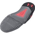 thumbnail image 5 of Under Armour Men's UA TriBase Reign 6 Q1 Track Shoes Gray Void/Pitch Gray/Rush Red - 3027352-400, 5 of 5