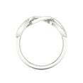 thumbnail image 3 of Imperial 1/5Ct TDW Diamond 10k White Gold Cuban Link Women's Ring (H-I, I2), 3 of 4