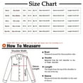 thumbnail image 3 of Giftesty Womens Plus Size Women Casual Printed Long Sleeve Turn-down Collar Cardigan Blouse Tops, 3 of 5
