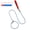 Red and Blue, variant on 6FT Slip Lead Dog Leash with Double Padded Handle, Anti-Tangle Slip Leads for Dogs, Reflective Nylon No-Pull Training Leash for Small Medium Dogs, Red