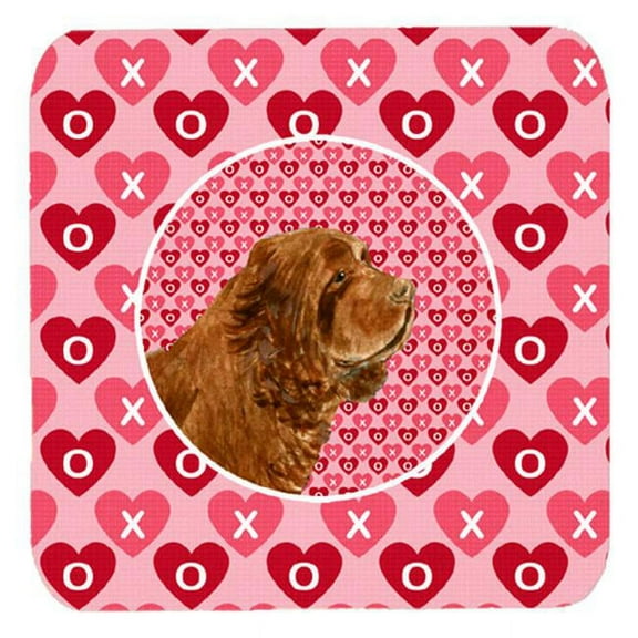 Sussex Spaniel Foam Coasters, Set Of 4