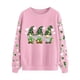 thumbnail image 2 of TaTaai St Patricks Day Sweatshirt Women Shamrock Long Sleeve Shirt Irish Festival Holiday Crewneck Causal Top Gift, 2 of 5