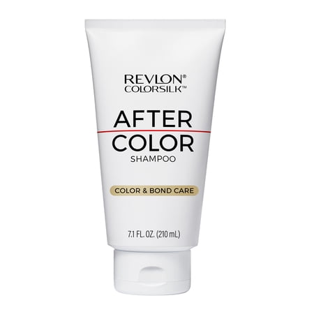 Revlon ColorSilk After Color Shampoo Vegan Keratin, Sulfate-Free, 7.10 fl oz