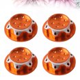thumbnail image 4 of Rc Car Wheel Hub Nut 4pcs Aluminium Alloy Wheel Hub Cover 17mm Lock Nut Thread Dustproof Non-Slip Nut for 1/8 Rc Car Truck Cnc Machining (Golden), 4 of 8