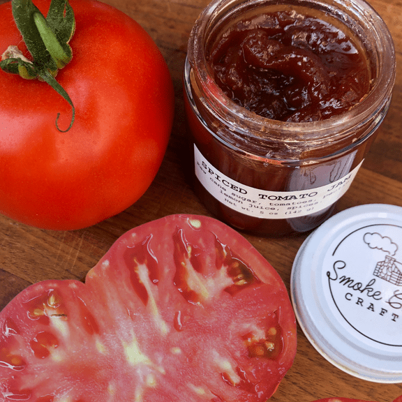 Spiced Tomato Jam, 5 oz - Craft, Gourmet, Unusual Jams & Jellies Made in West Virginia, USA