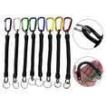 thumbnail image 2 of Fishing Missed Rope Anti-Lost Spiral Spring Lure Pliers Lanyard Spring Rope Black, 2 of 9