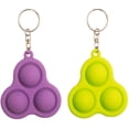 thumbnail image 1 of Mini Fidget Simple Dimple Toy Mini Llavero Educación Temprana Brain Teaser Popping Fidget Juguetes para Niños Adultos Xemadio WMZL-1087-1, 1 of 6