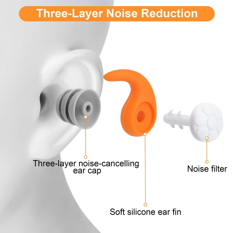 TSV Pairs Ear Plugs for Sleeping Noise Cancelling, Soft Silicone