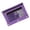 Purple, variant on 3-Ring Mesh Pencil Pouch with Clear Window and Zipper Yellow