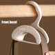 thumbnail image 4 of Gancho para bolsas Armario Almacenamiento en armario Portaequipajes colgantes sin costuras Gancho de pared de plástico blanco plegable para bolso Bufandas de seda Ataduras para ahorrar espacio 1 pack, 4 of 6